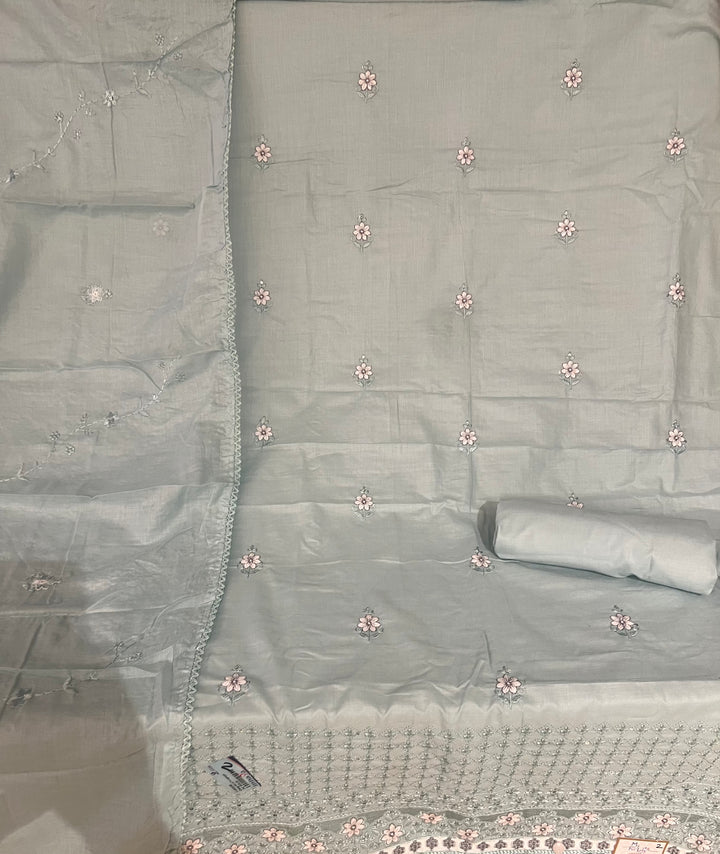 DESIGNER UNSTITCHED DRESS MATERIAL-IKIJ02