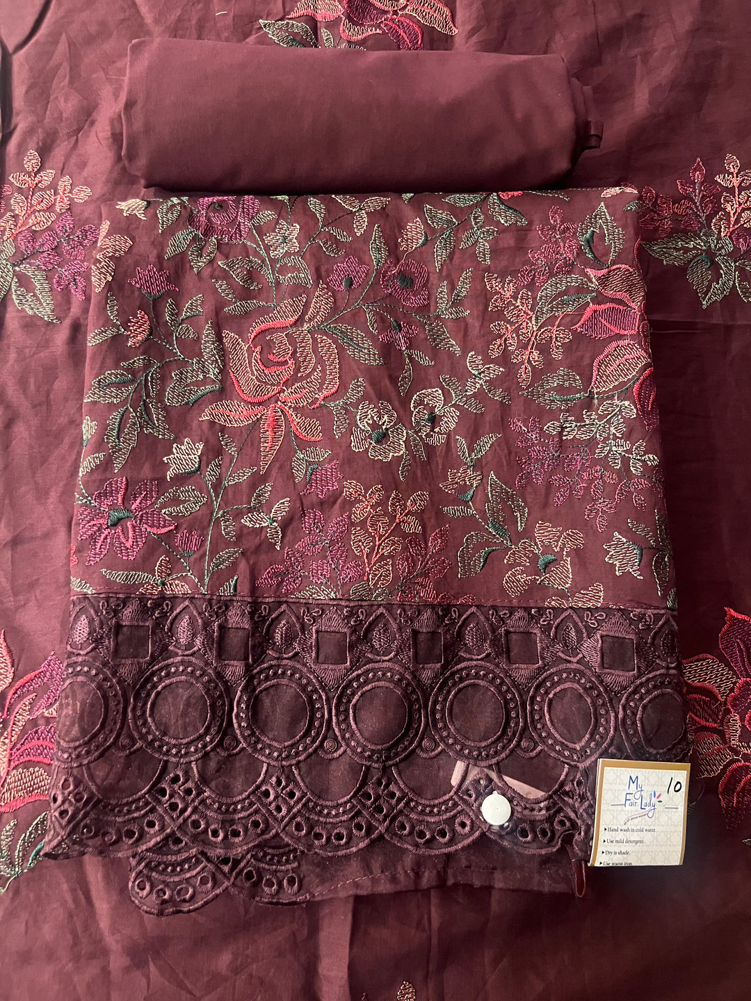 DESIGNER UNSTITCHED DRESS MATERIAL-IKIJ10