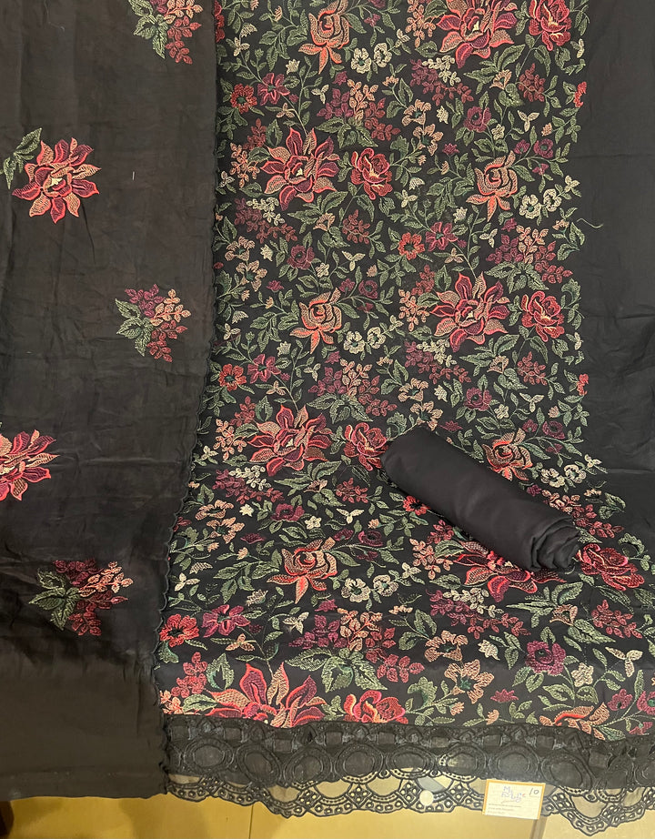 DESIGNER UNSTITCHED DRESS MATERIAL-IKIJ10