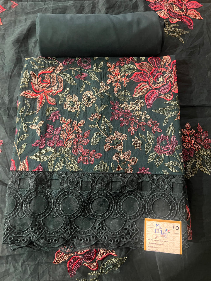 DESIGNER UNSTITCHED DRESS MATERIAL-IKIJ10