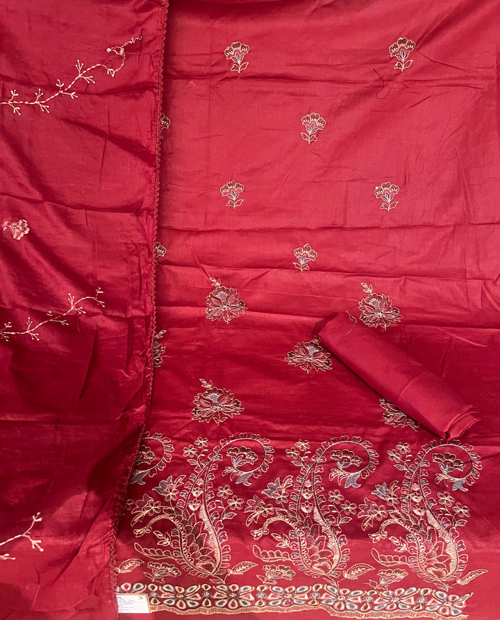 DESIGNER UNSTITCHED DRESS MATERIAL-IKIJ03