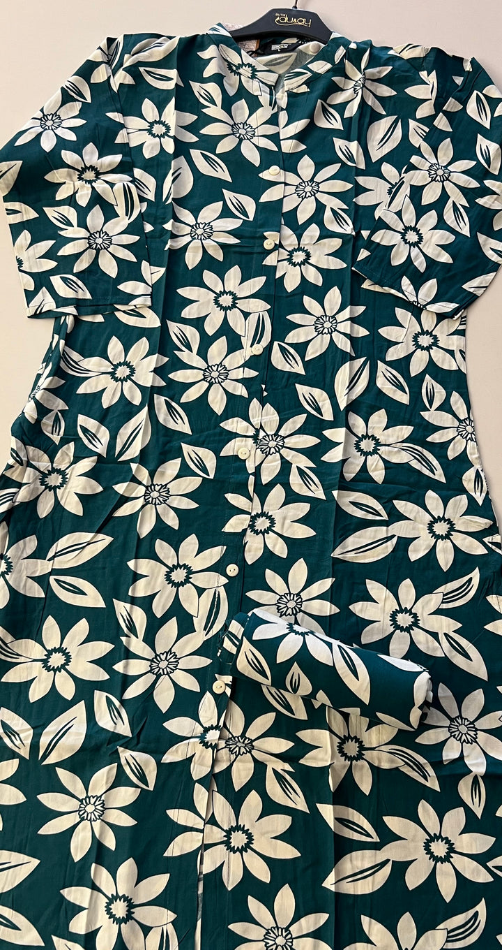 RAYON PRINTED COORD SET - IKAG01