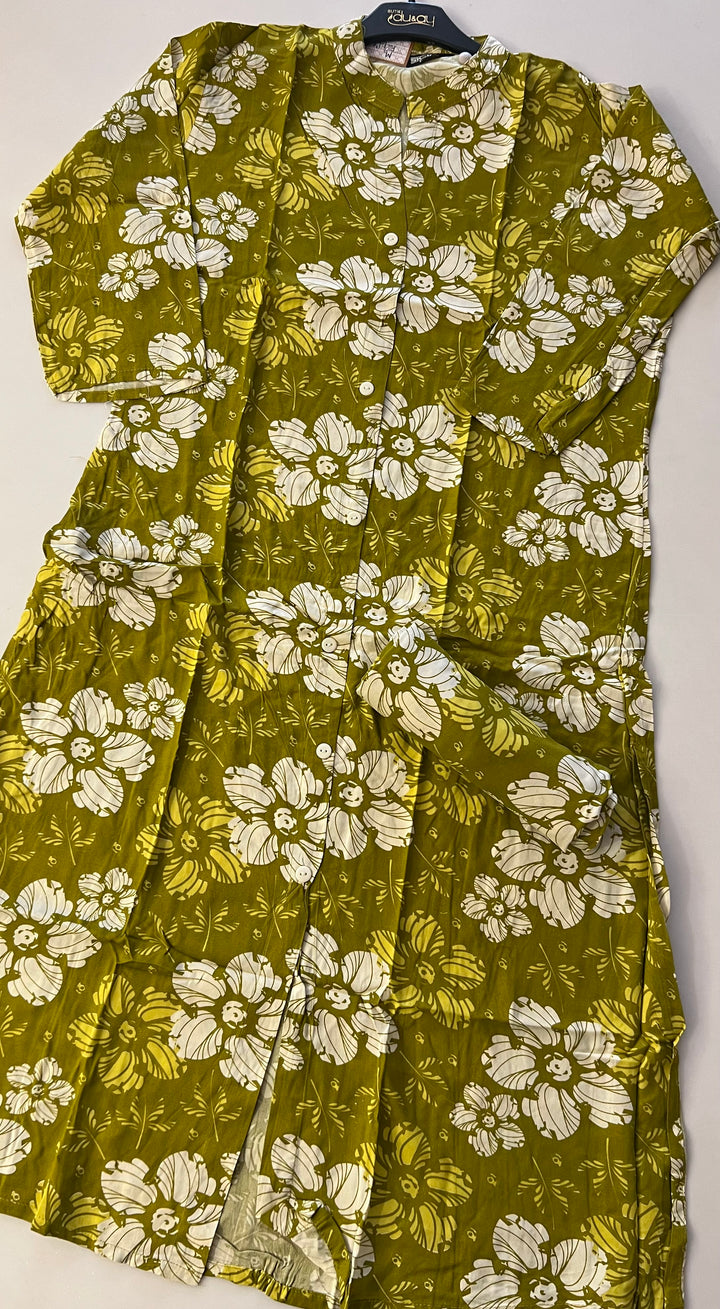 RAYON PRINTED COORD SET - IKAG01