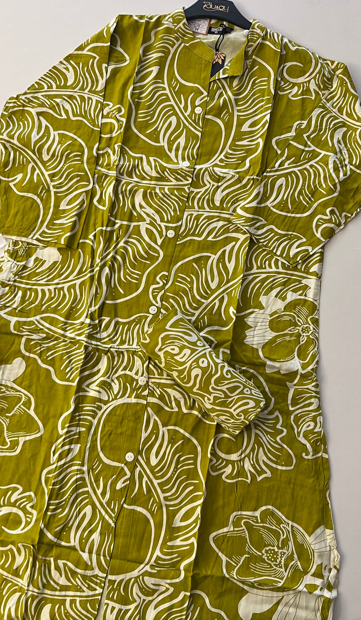 RAYON PRINTED COORD SET - IKAG01