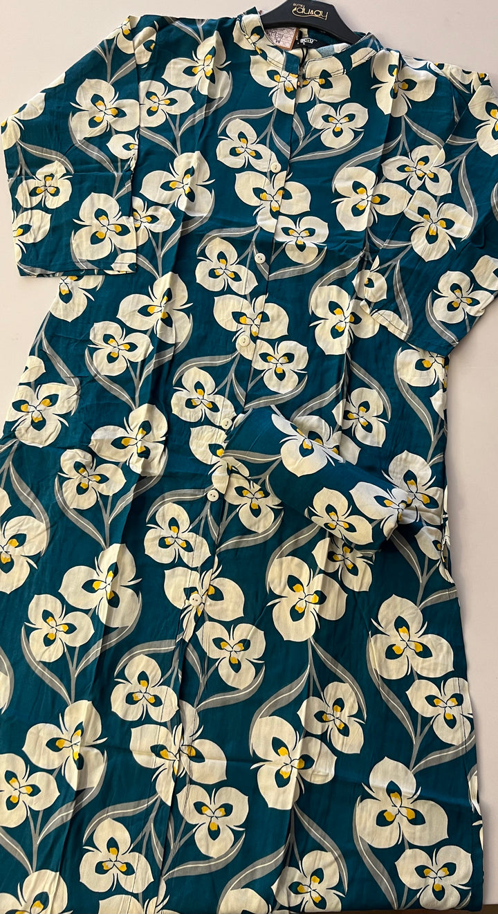 RAYON PRINTED COORD SET - IKAG01