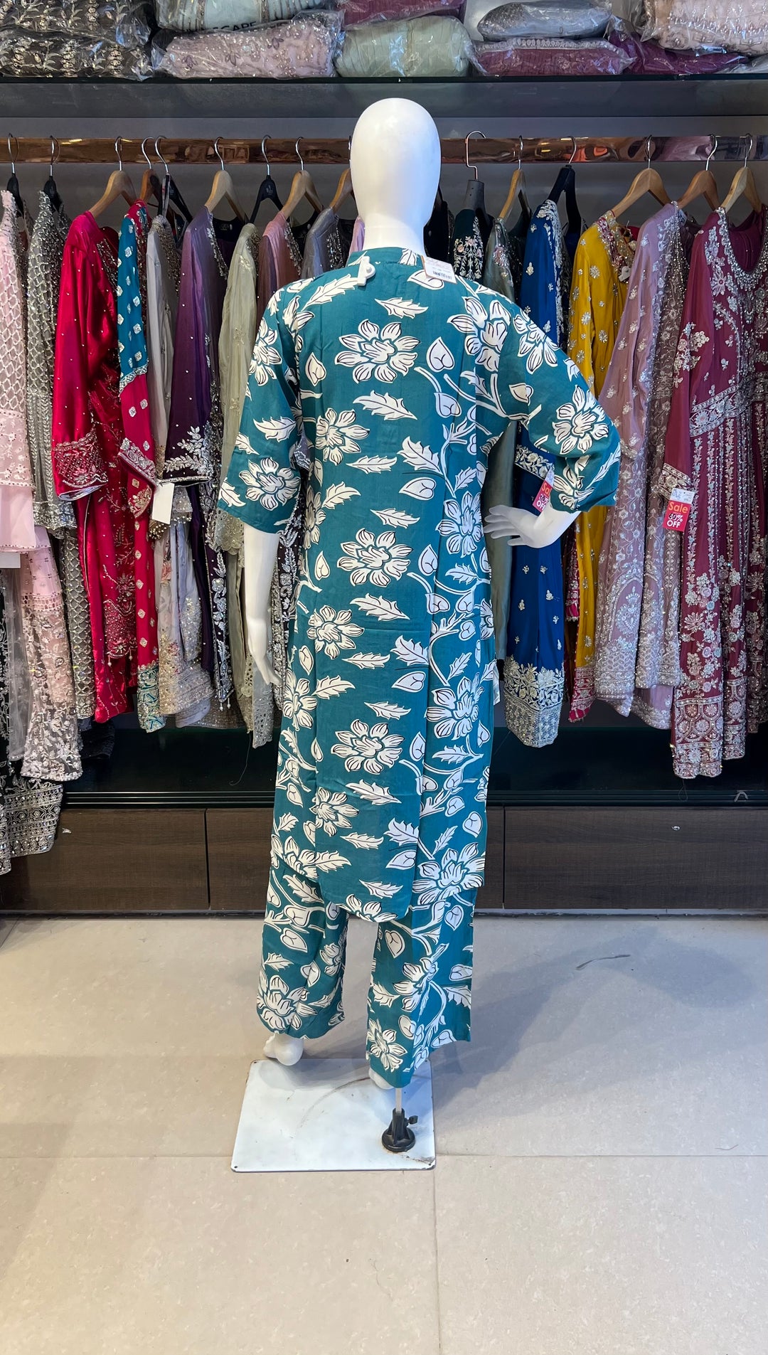 RAYON PRINTED COORD SET - IKAG01