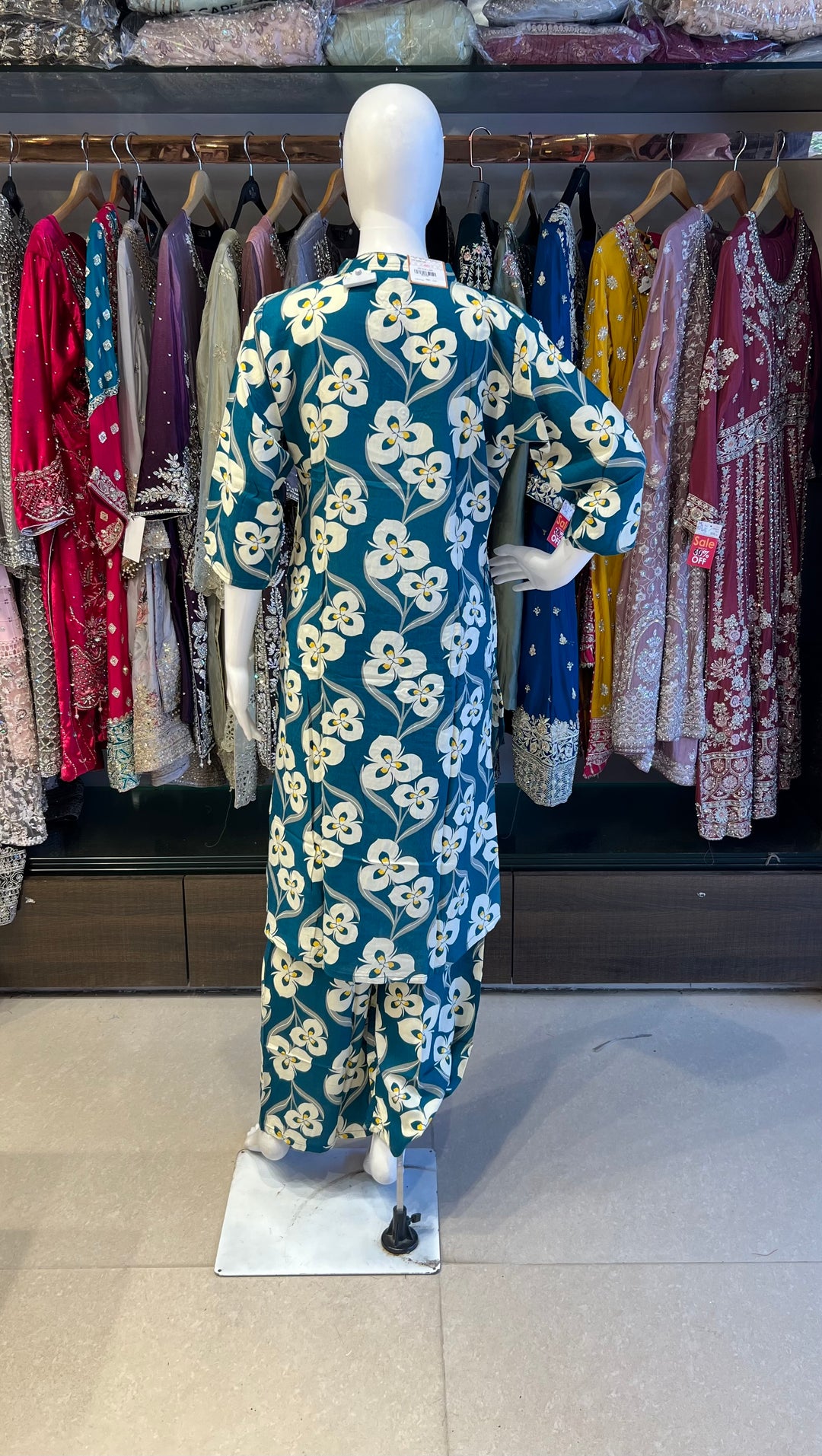 RAYON PRINTED COORD SET - IKAG01