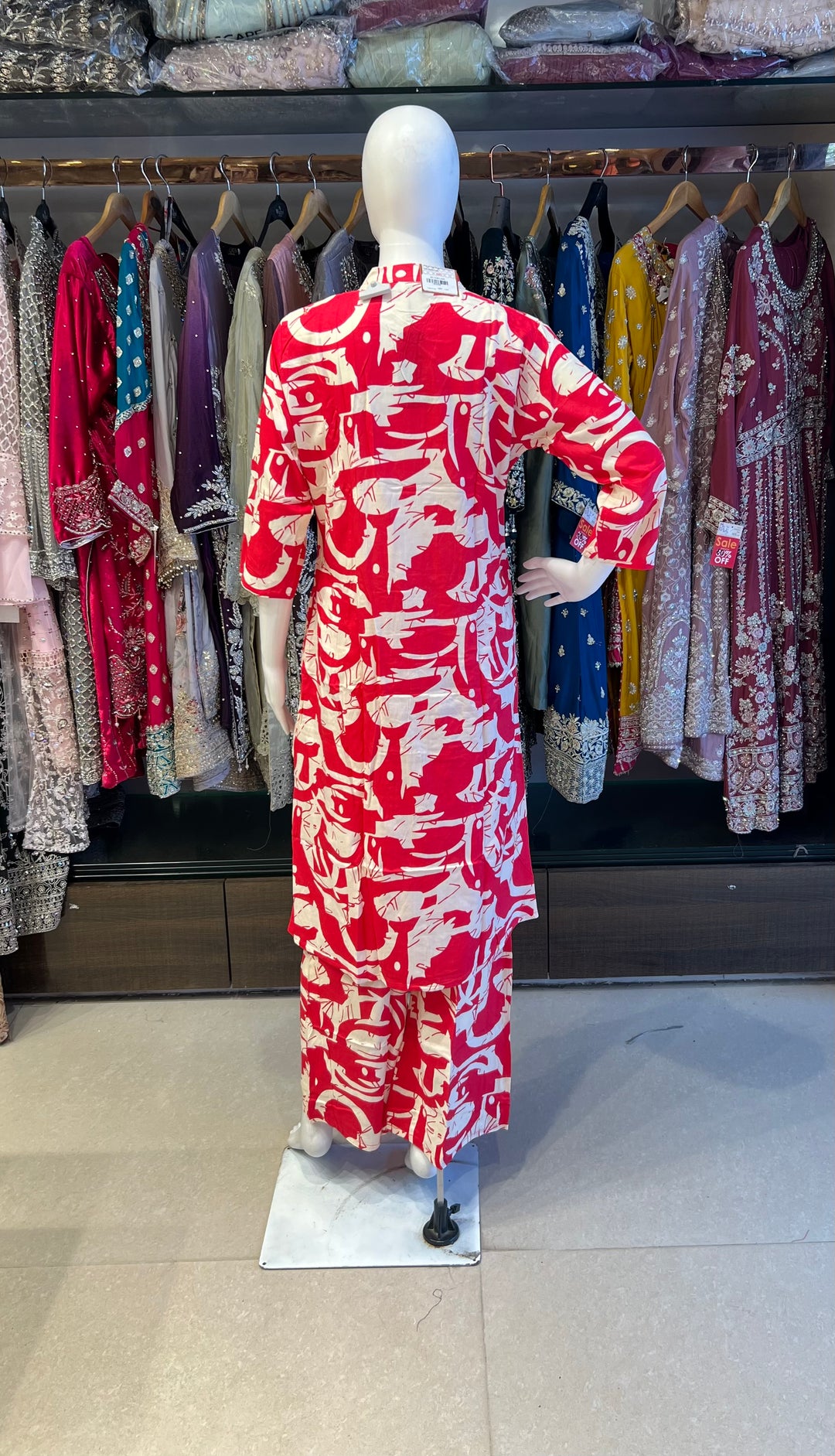 RAYON PRINTED COORD SET - IKAG01