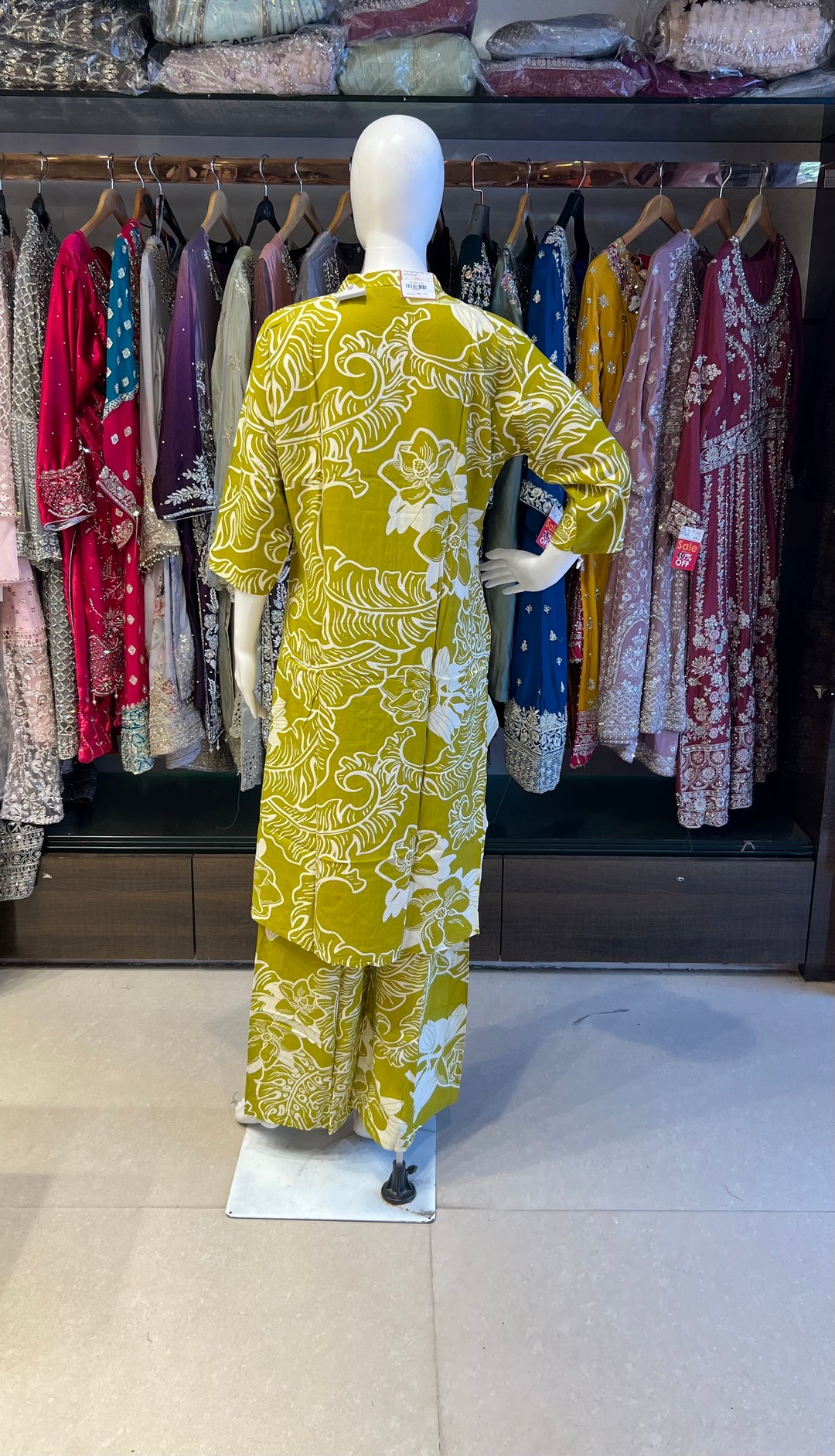 RAYON PRINTED COORD SET - IKAG01