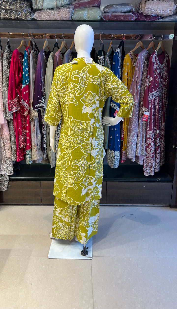 RAYON PRINTED COORD SET - IKAG01