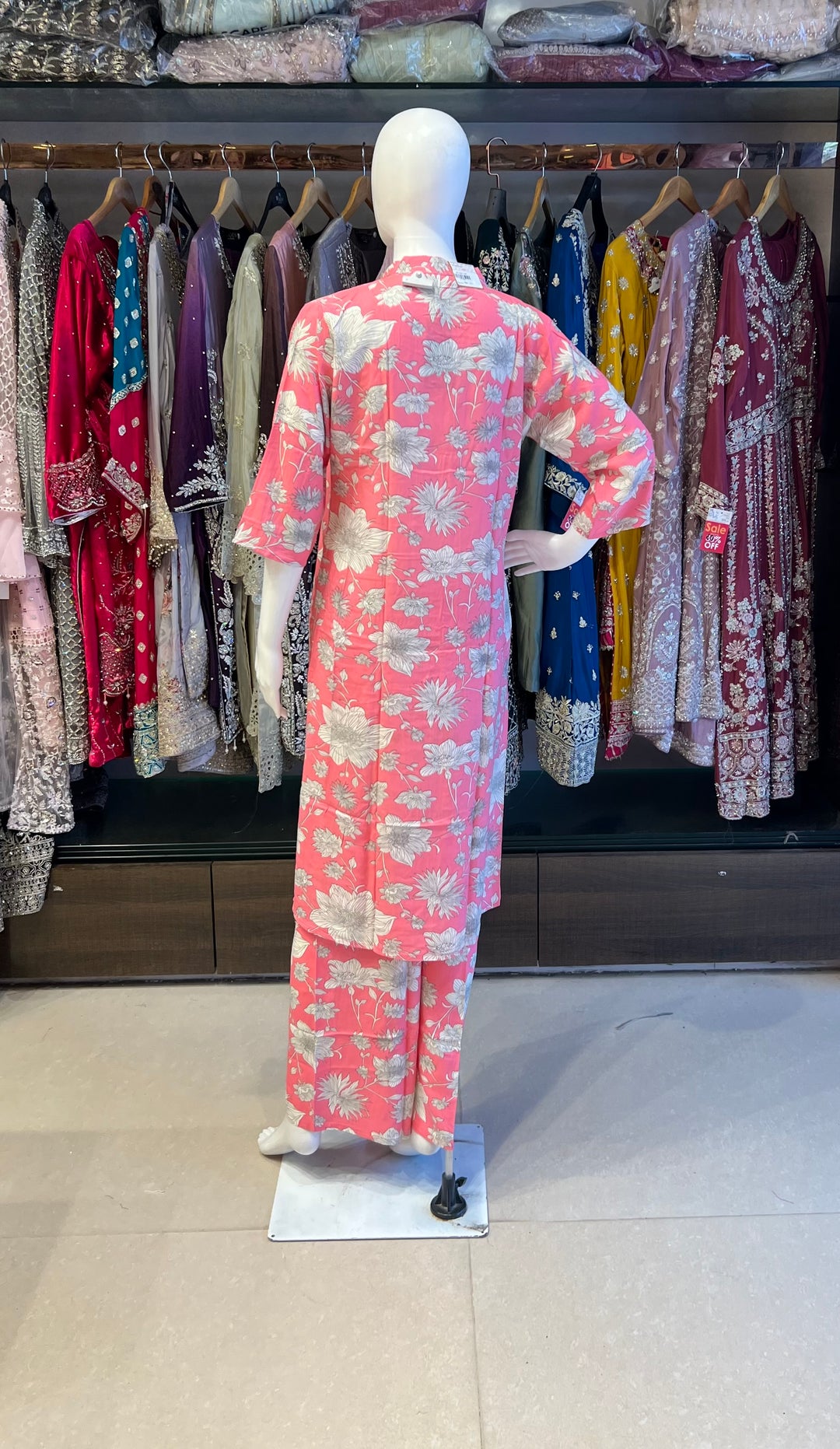 RAYON PRINTED COORD SET - IKAG01