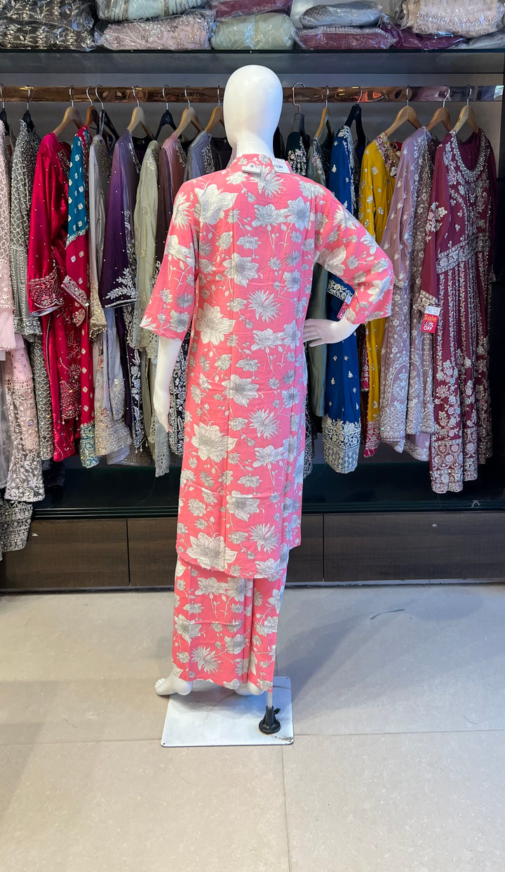 RAYON PRINTED COORD SET - IKAG01