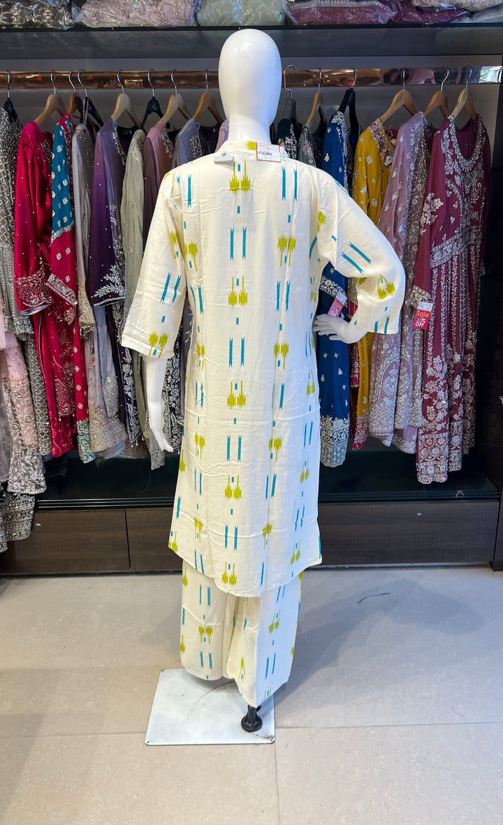 RAYON PRINTED COORD SET - IKAG01