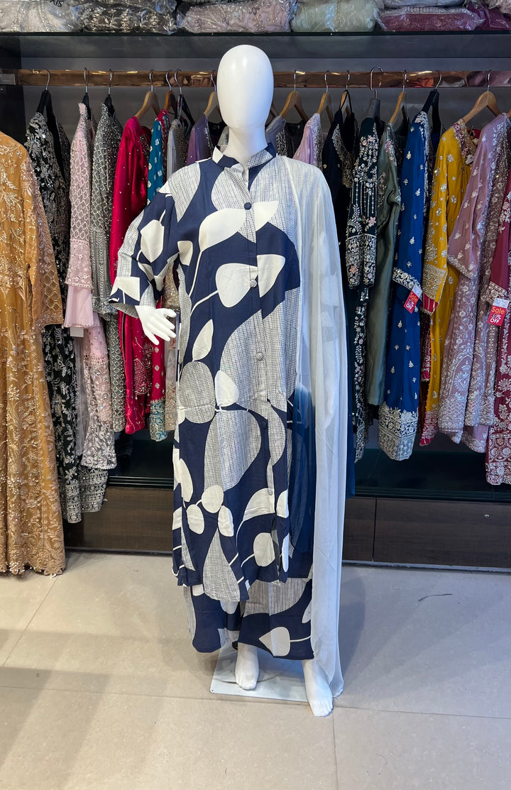 RAYON PRINTED COORD SET - IKAG03