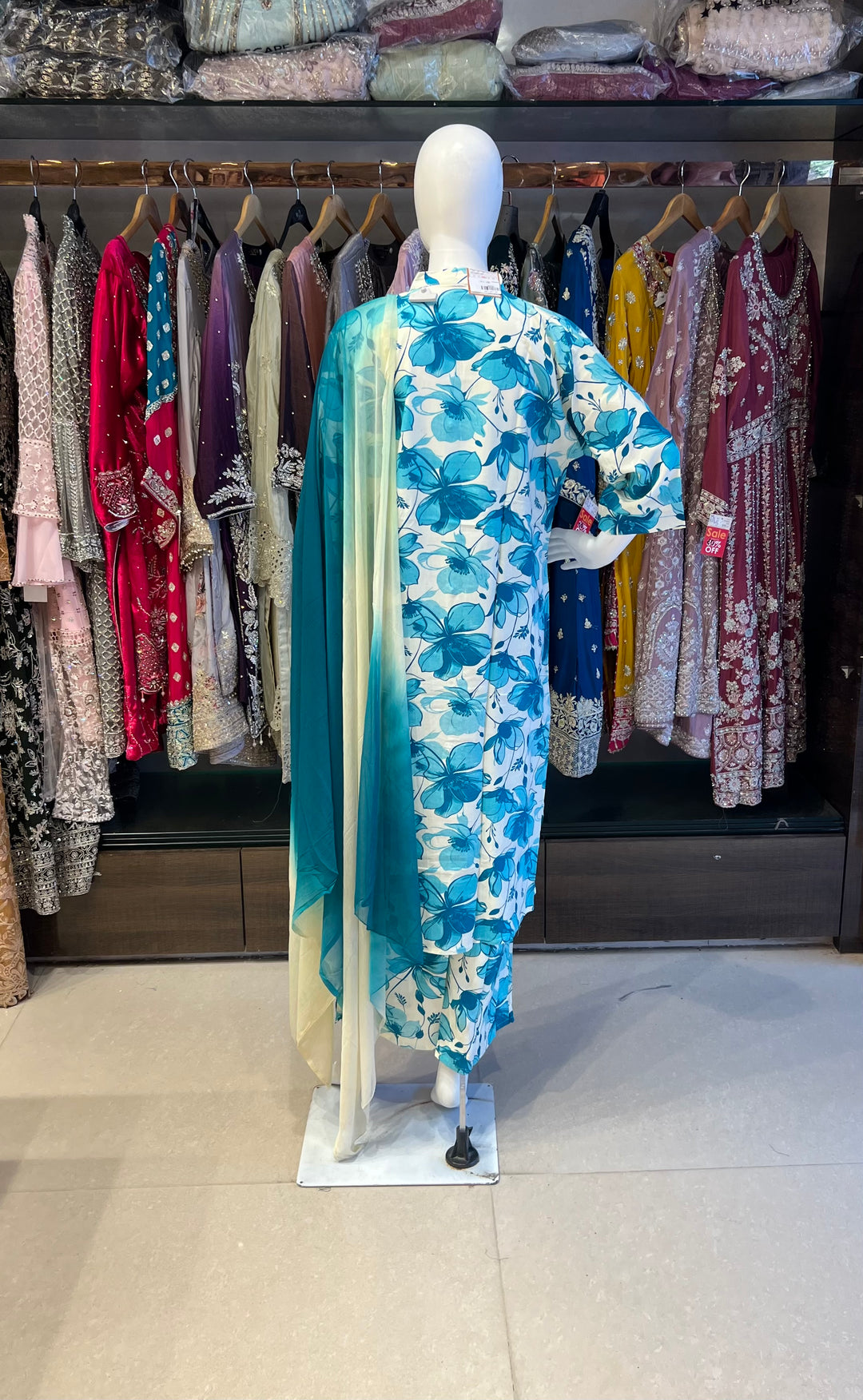 RAYON PRINTED COORD SET - IKAG02