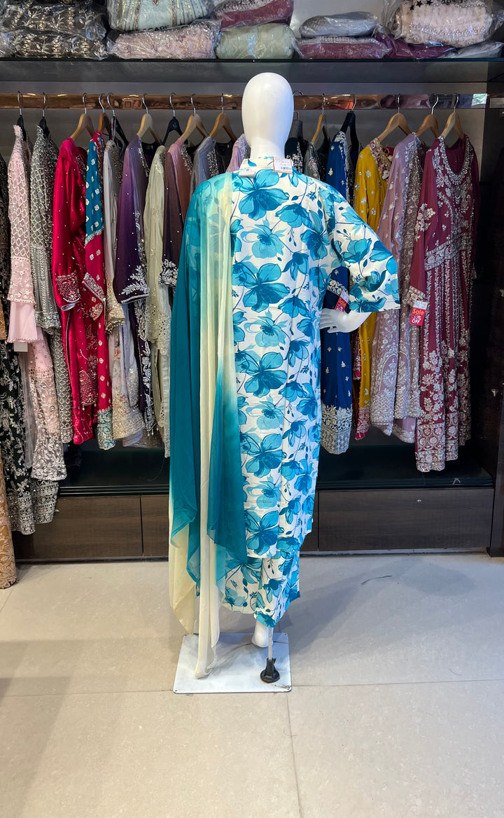 RAYON PRINTED COORD SET - IKAG02