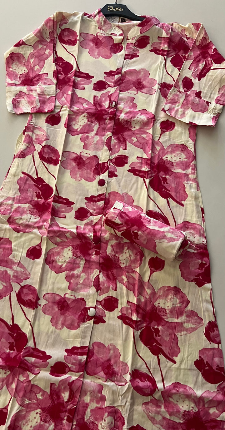 RAYON PRINTED COORD SET - IKHK01