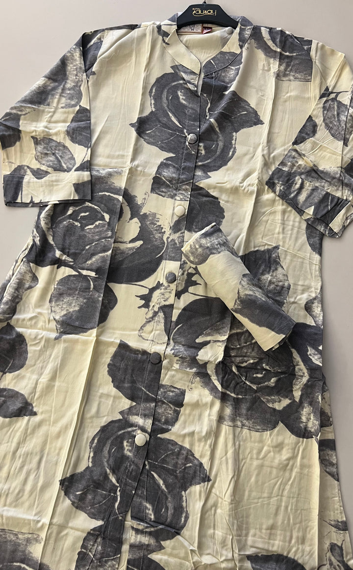 RAYON PRINTED COORD SET - IKHK06