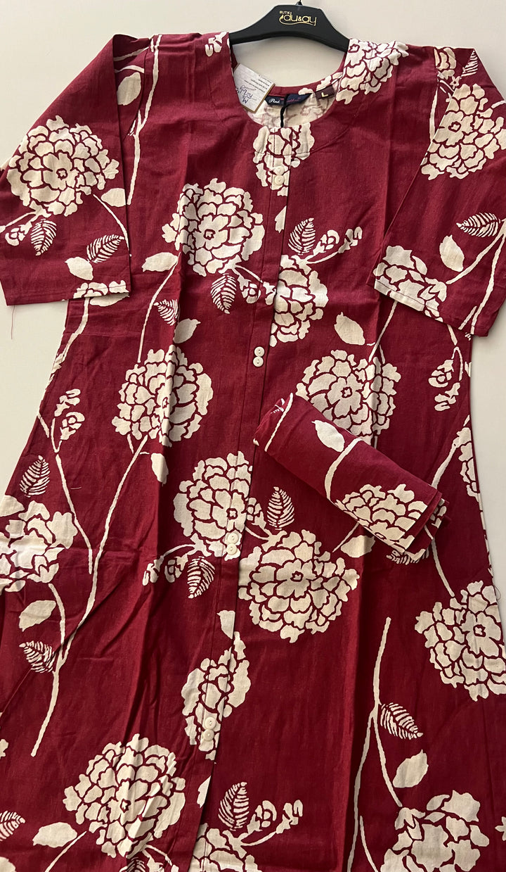 RAYON PRINTED COORD SET - IKHK02