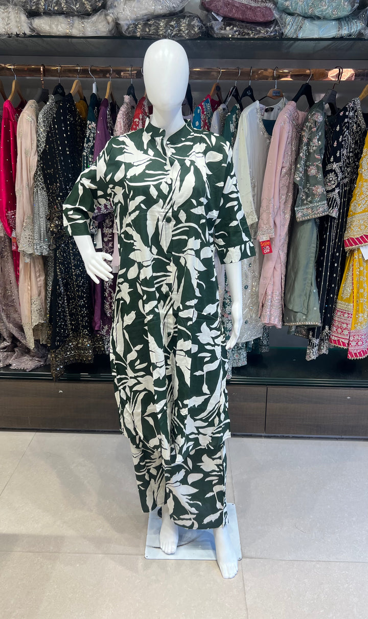 RAYON PRINTED COORD SET - IKHK02