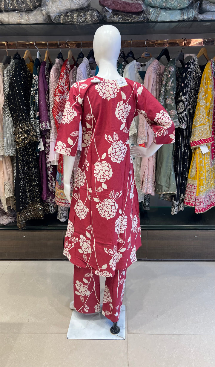 RAYON PRINTED COORD SET - IKHK02