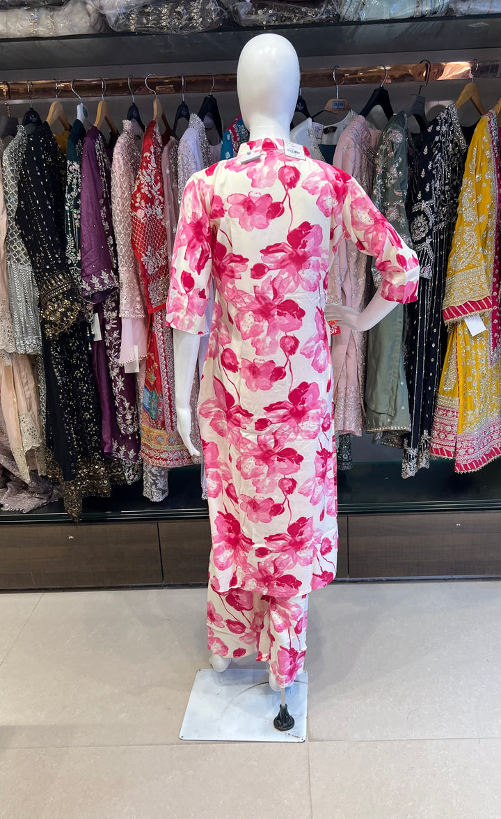 RAYON PRINTED COORD SET - IKHK01