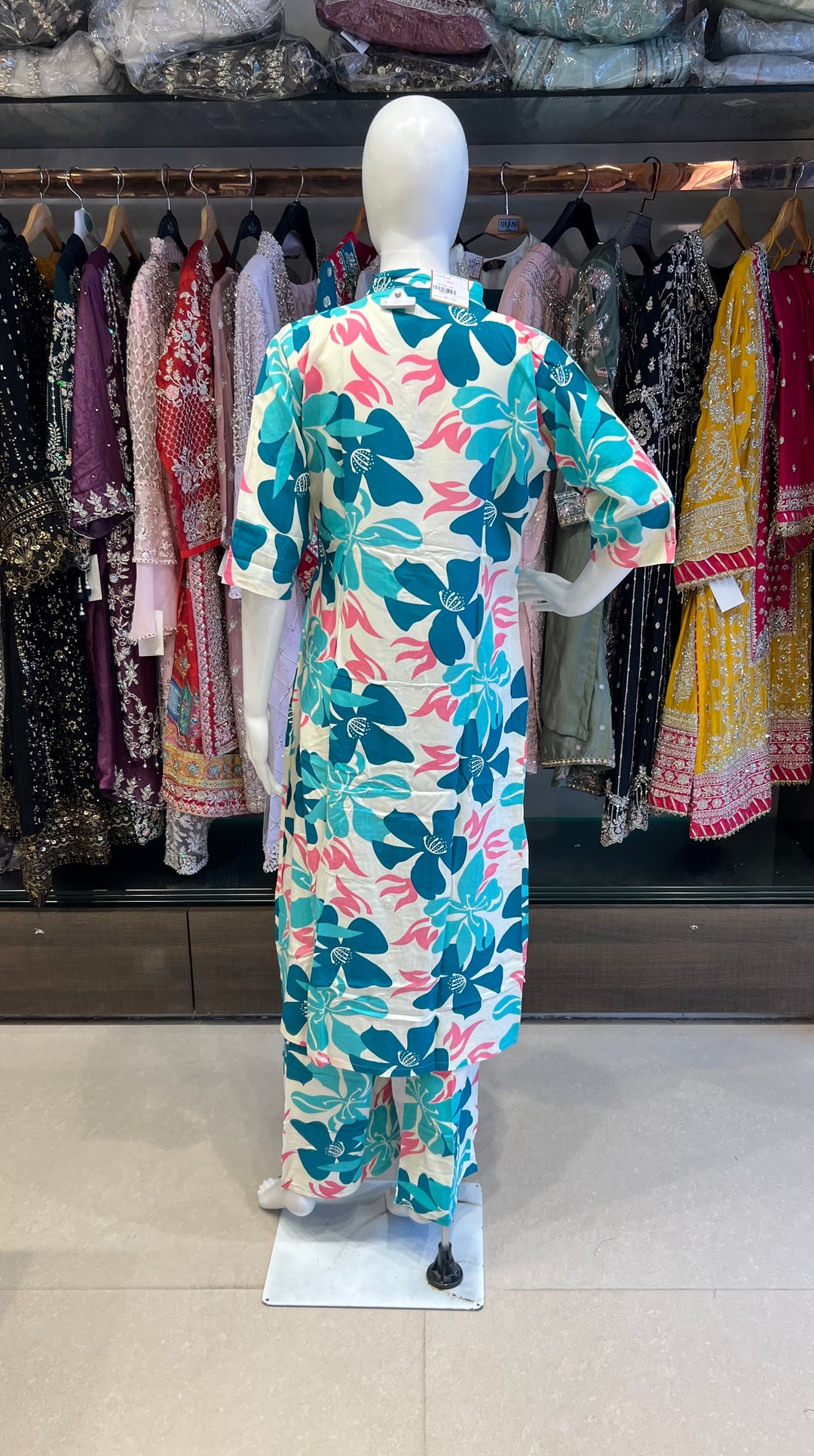RAYON PRINTED COORD SET - IKHK01