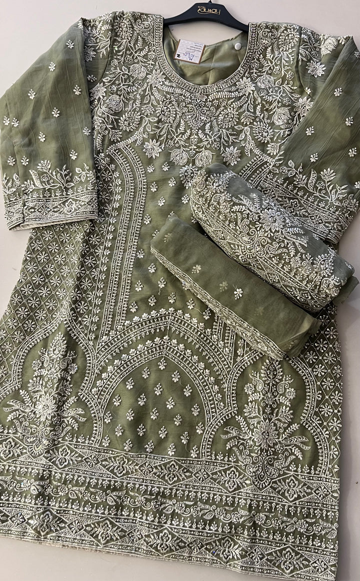 STONE WORK DESIGNER SUIT - MZEJ02