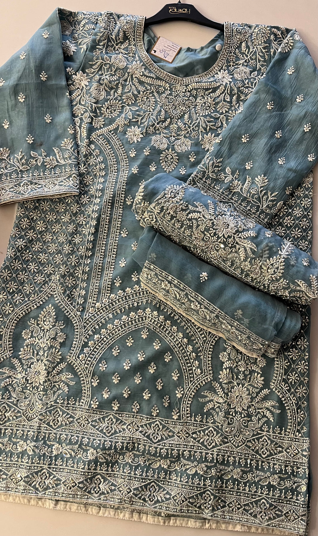 STONE WORK DESIGNER SUIT - MZEJ02