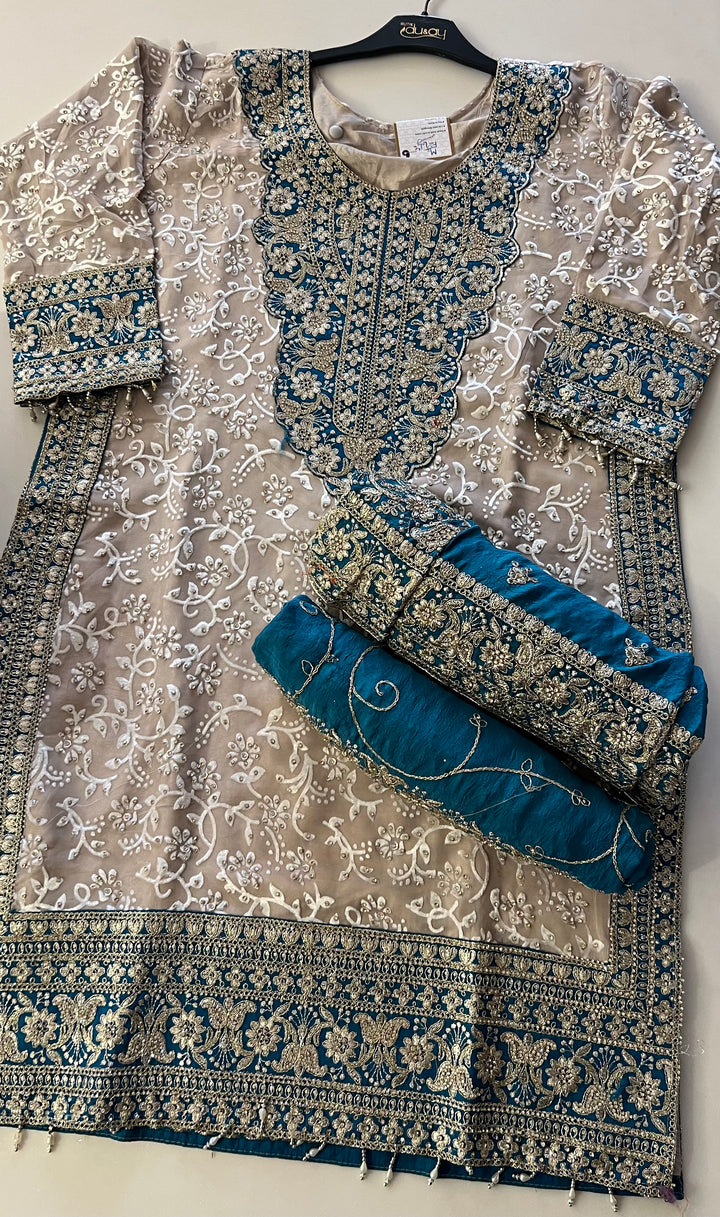 STONE WORK DESIGNER SUIT - MZEJ06