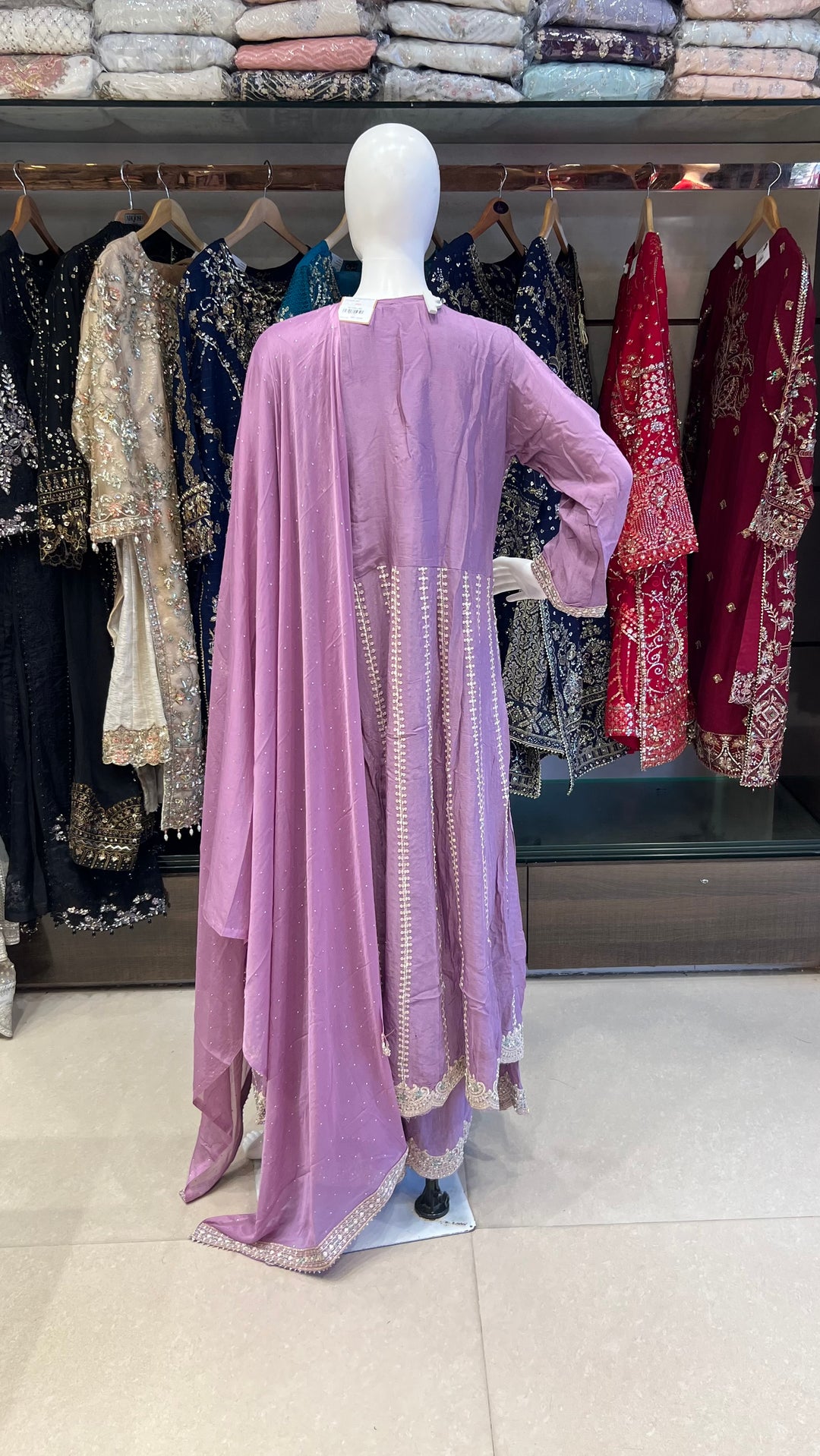 STONE WORK DESIGNER SUIT - MZEJ10