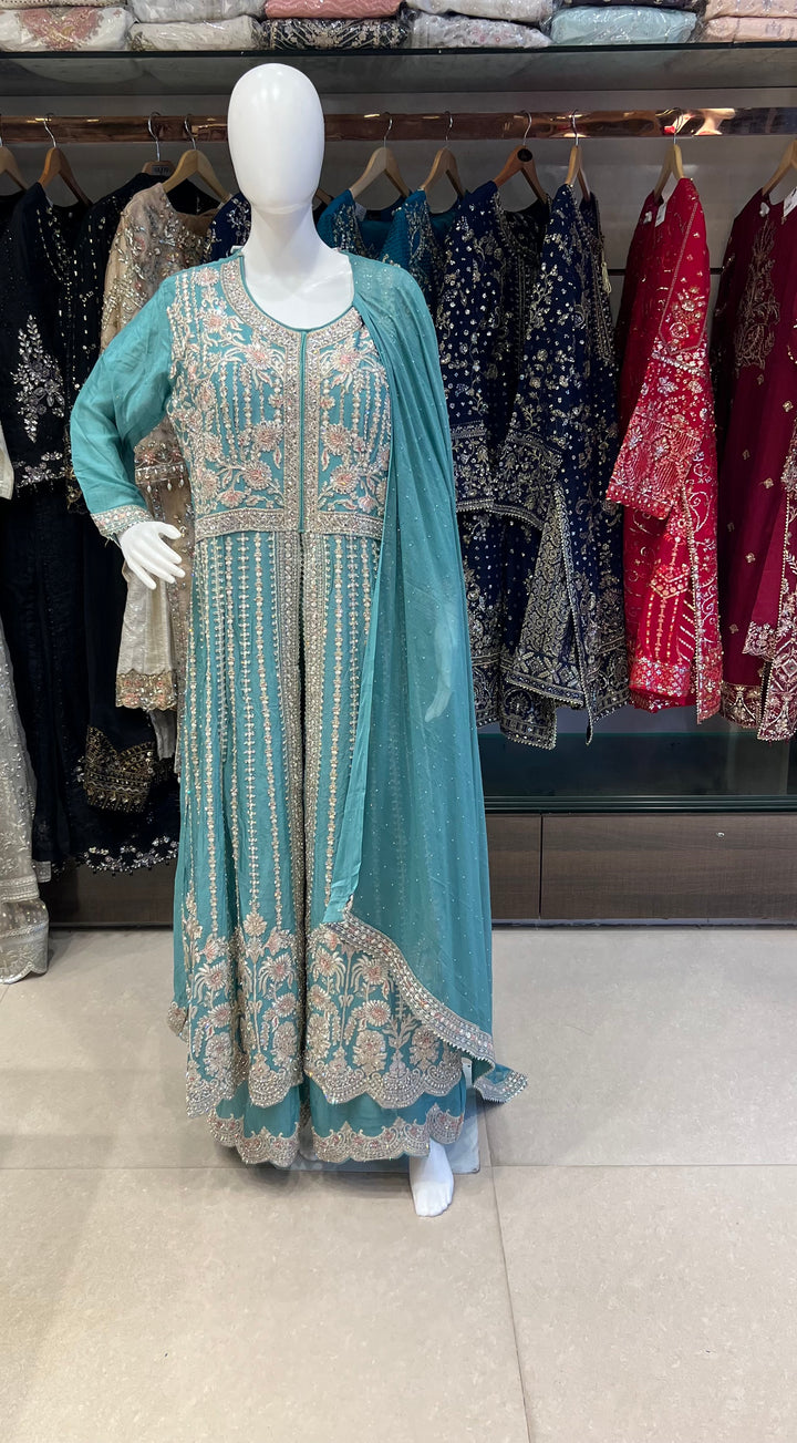 STONE WORK DESIGNER SUIT - MZEJ10