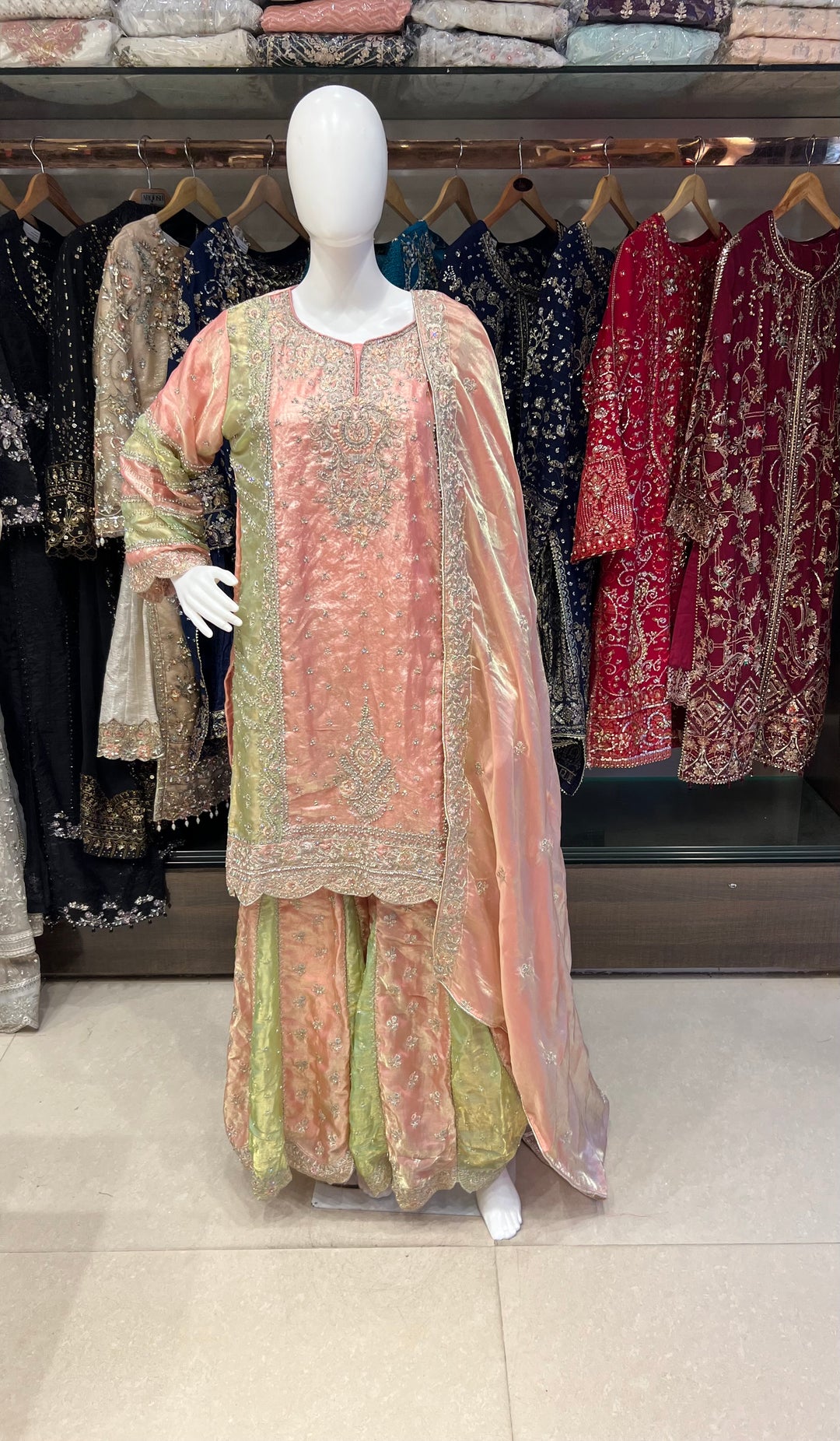 STONE WORK DESIGNER SUIT - MZEJ01