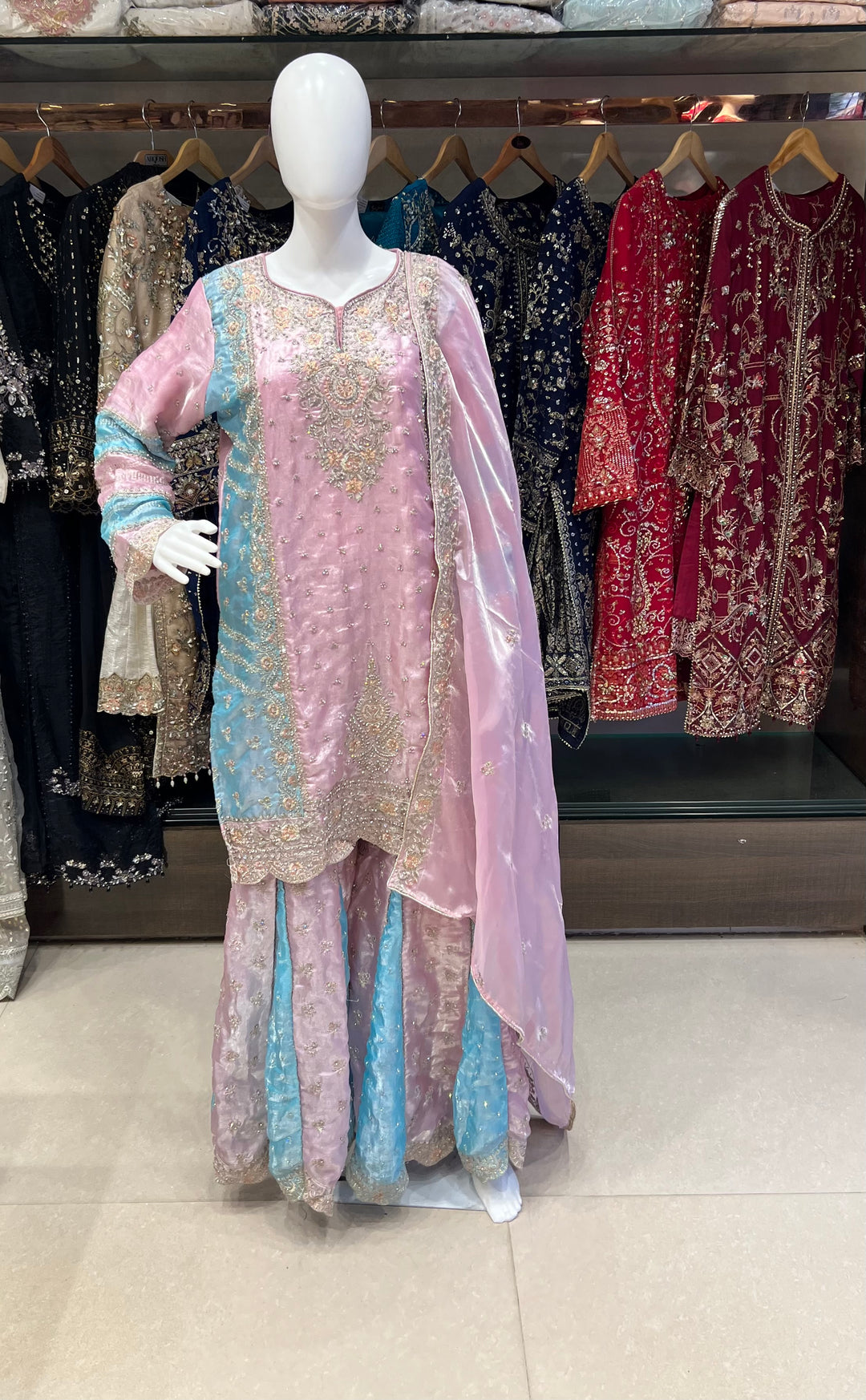 STONE WORK DESIGNER SUIT - MZEJ01