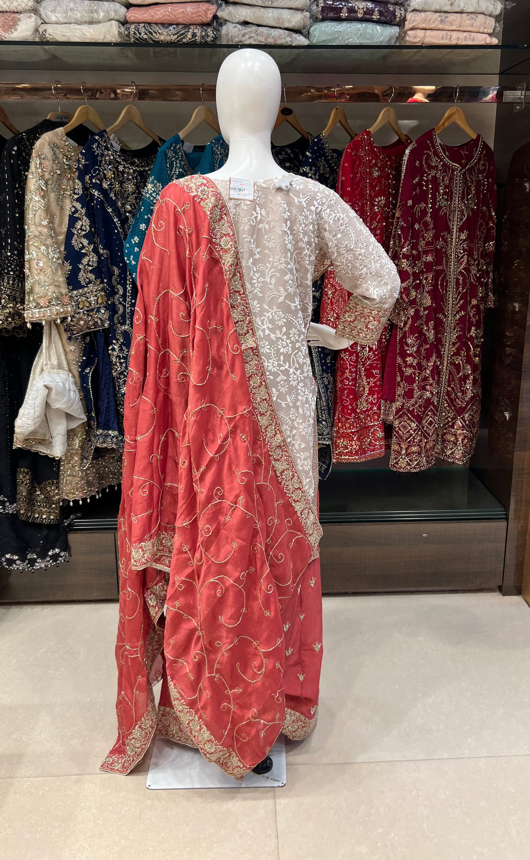 STONE WORK DESIGNER SUIT - MZEJ06