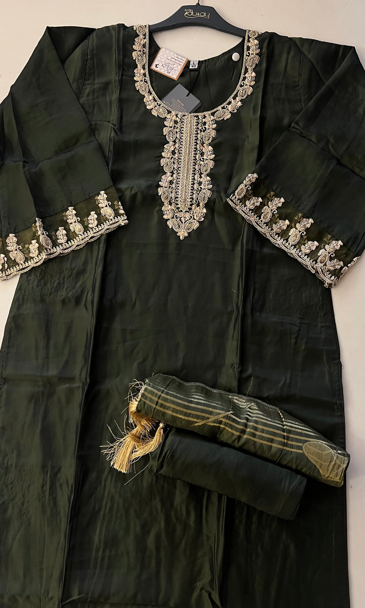ZARDOSI WORK DESIGNER SUIT - IKFY03