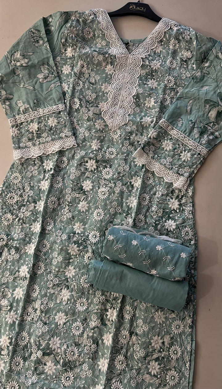 WORK DESIGNER EMBROIDERED SUIT - IKFI01
