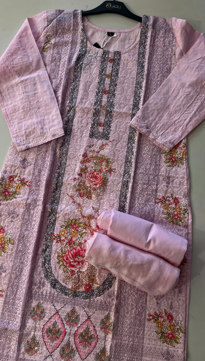 WORK DESIGNER EMBROIDERED SUIT - IKFI03
