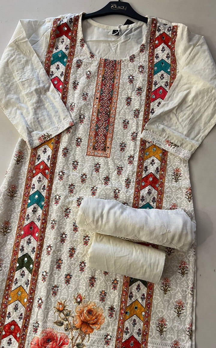 WORK DESIGNER EMBROIDERED SUIT - IKFI02