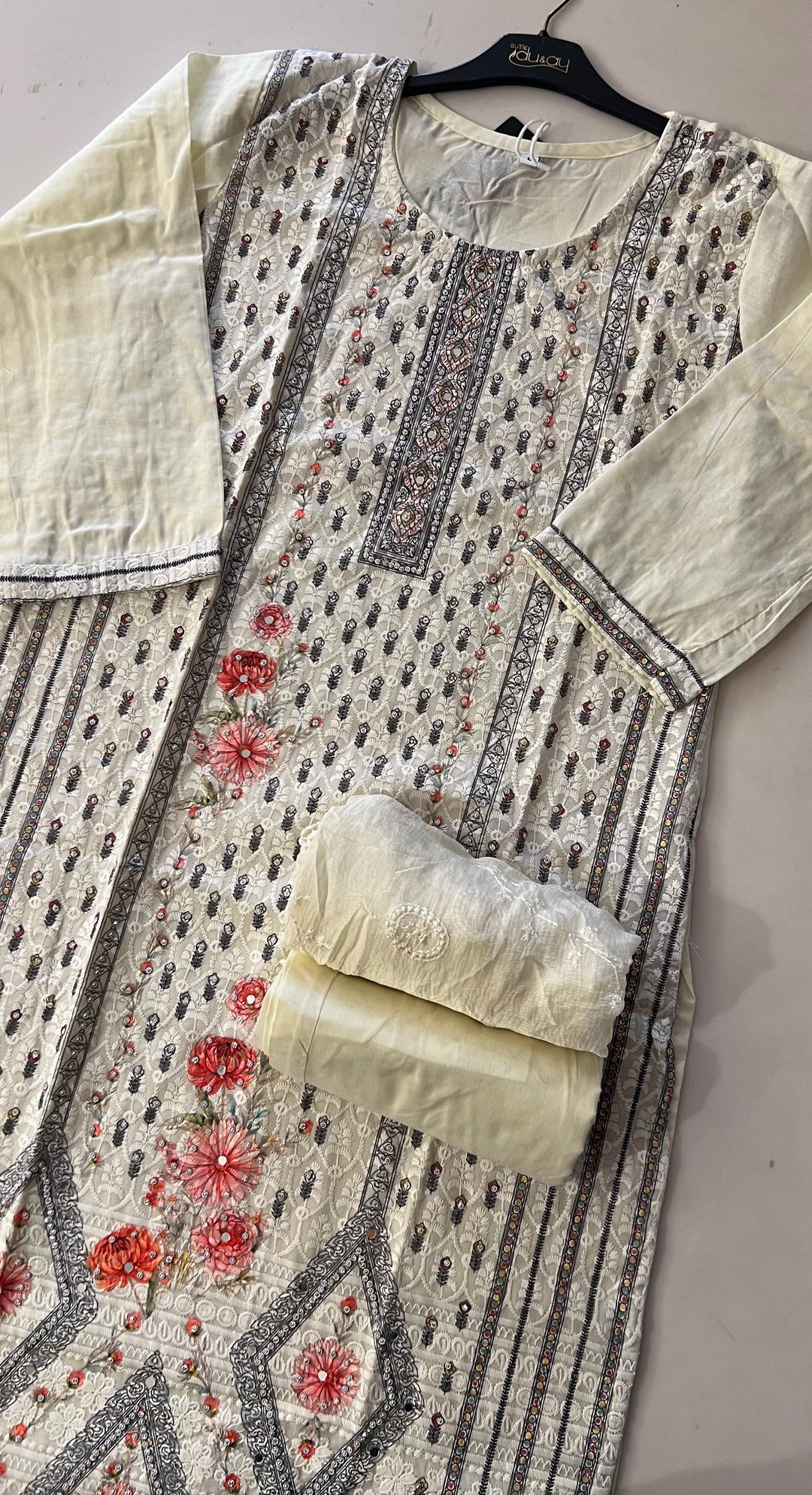 WORK DESIGNER EMBROIDERED SUIT - IKFI03