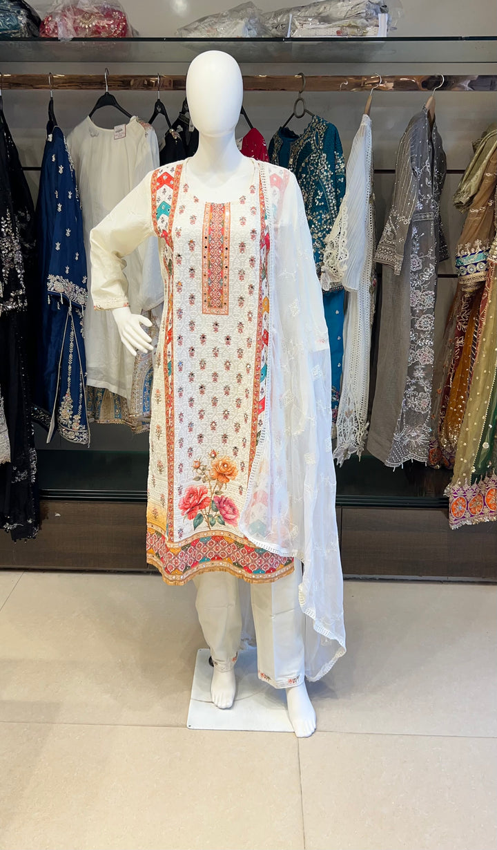 WORK DESIGNER EMBROIDERED SUIT - IKFI02