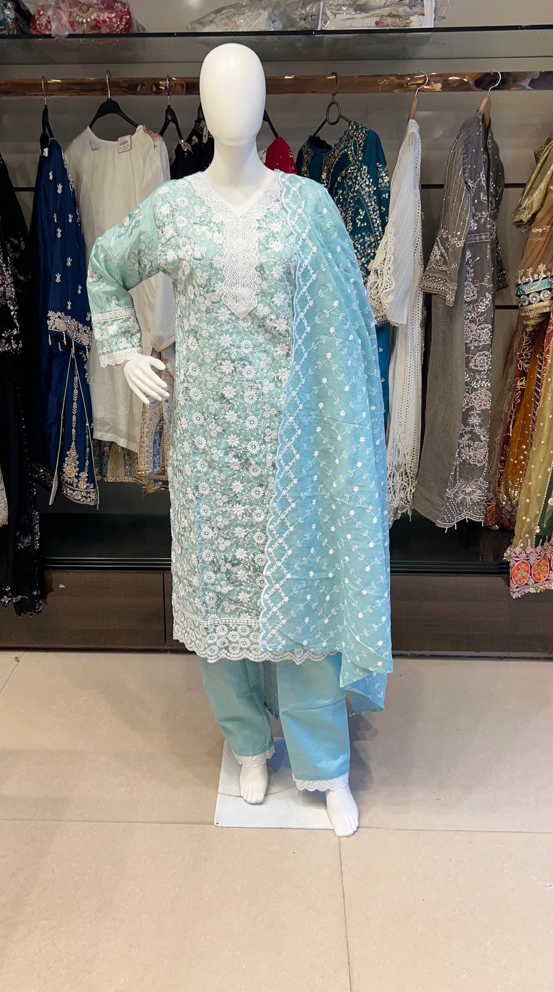 WORK DESIGNER EMBROIDERED SUIT - IKFI01
