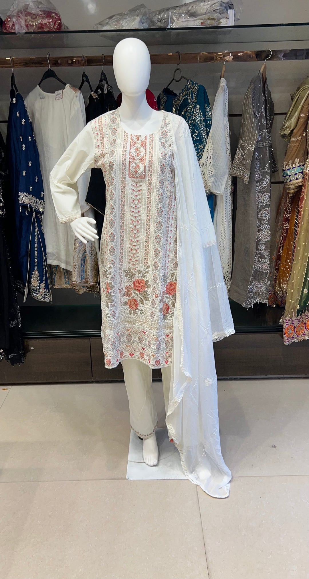 WORK DESIGNER EMBROIDERED SUIT - IKFI02