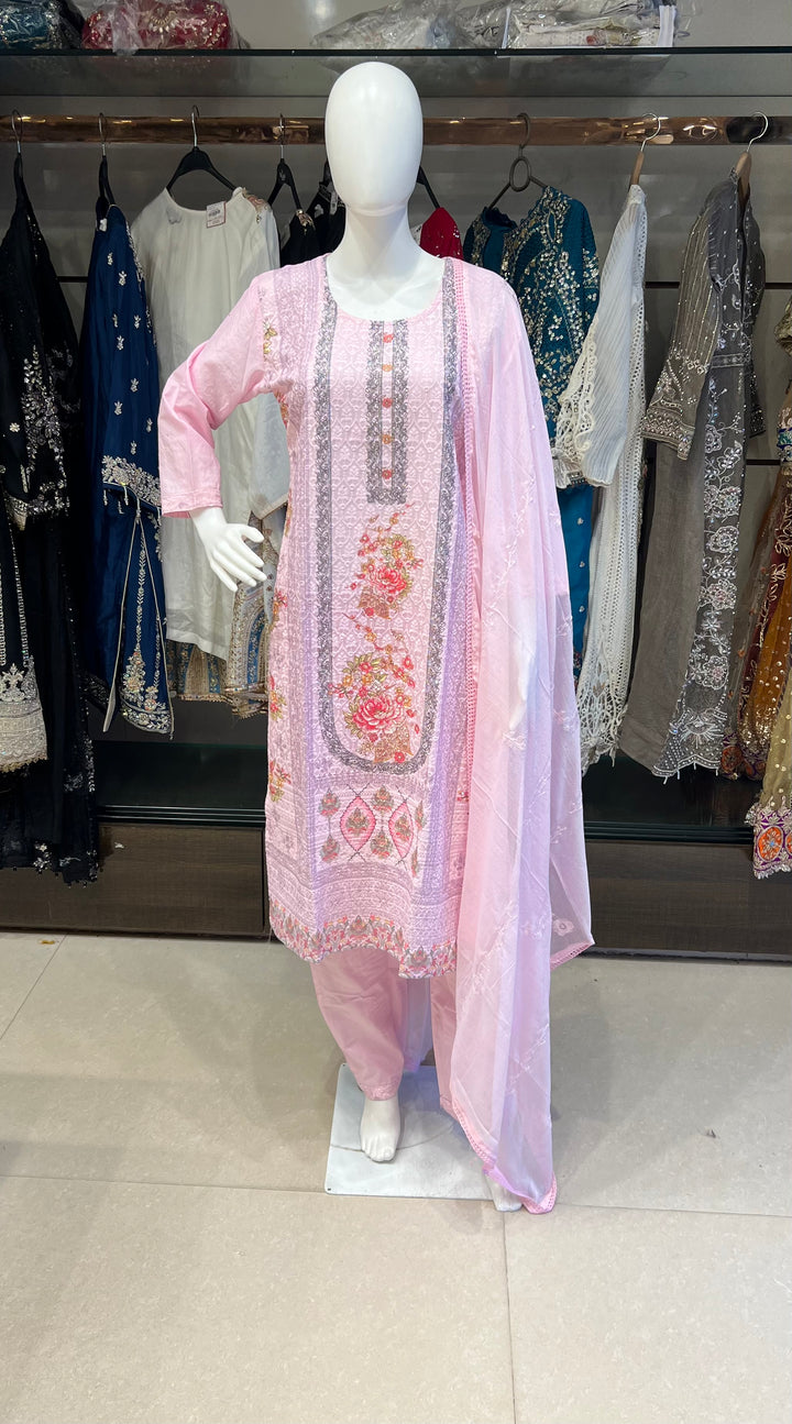 WORK DESIGNER EMBROIDERED SUIT - IKFI03
