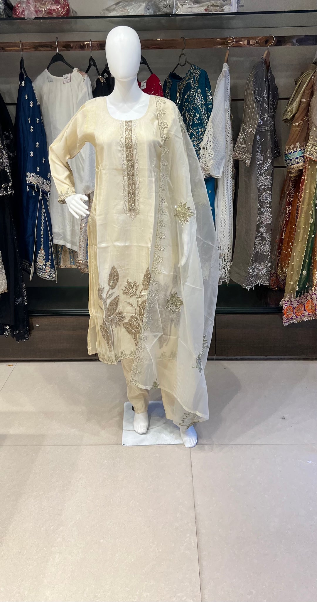 ZARDOSI WORK DESIGNER SUIT - IKFY06