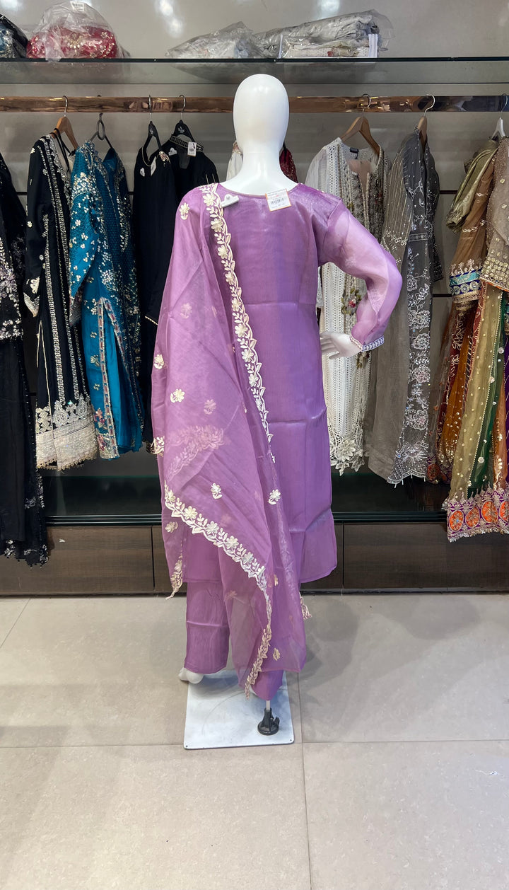 ZARDOSI WORK DESIGNER SUIT - IKFY07