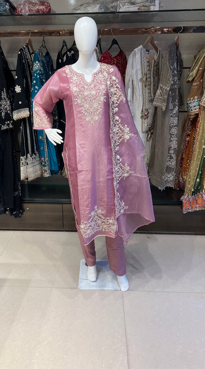 ZARDOSI WORK DESIGNER SUIT - IKFY04