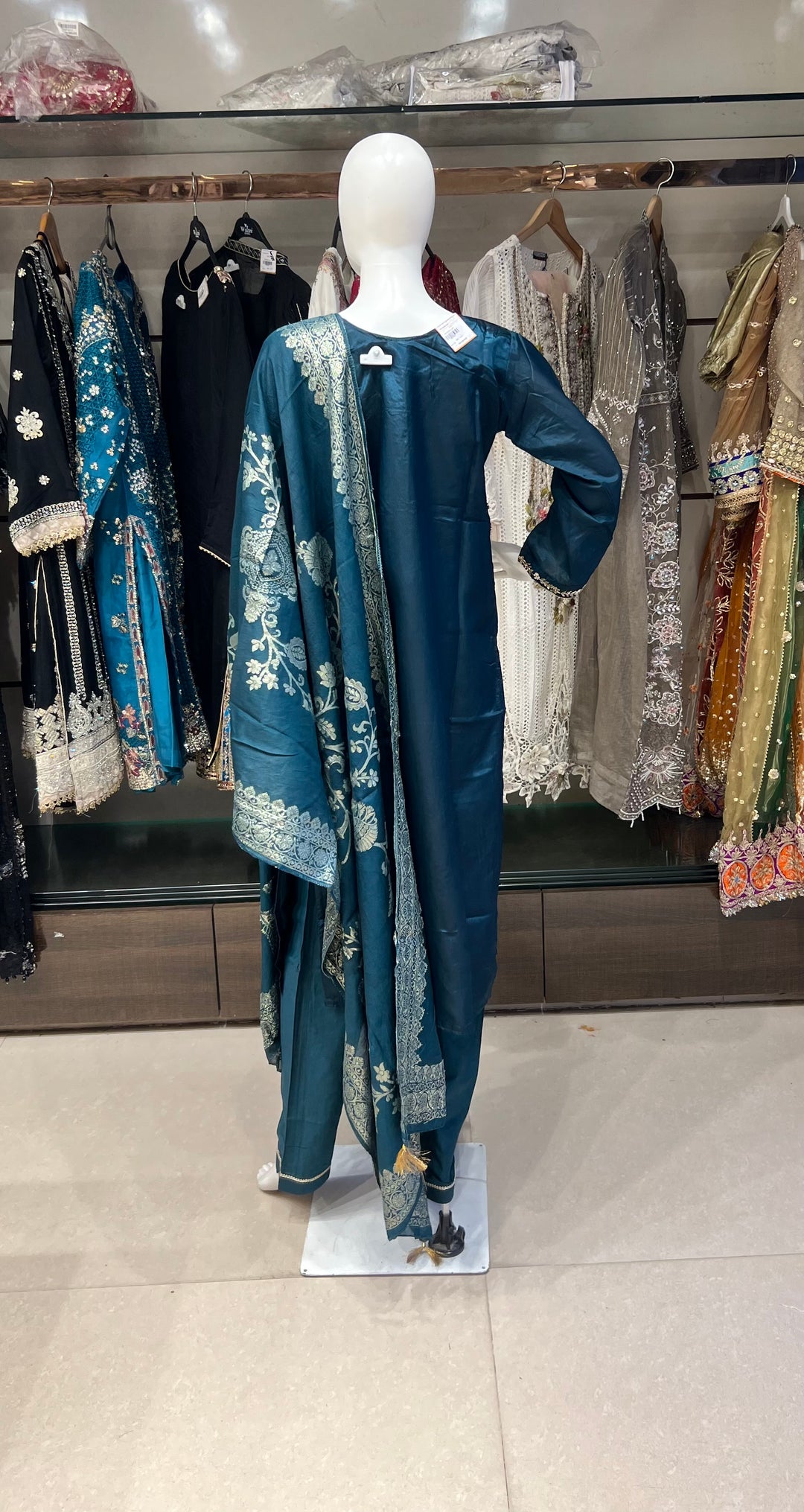 EMBRIDORY WORK DESIGNER SUIT - IKFH04