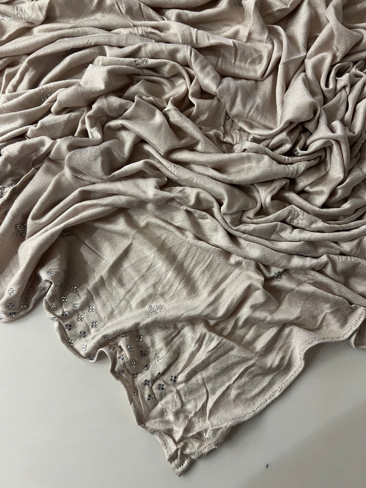 SOFT JERSEY STONE PREMIUM HIJABS - BJ020