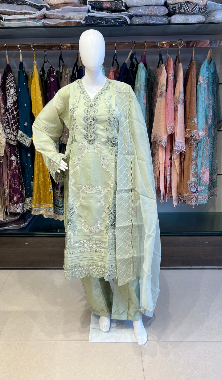 ROSA PREMIUM OCCASION WEAR DESIGNER SUIT - MIX09